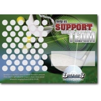 Golf-Tennis Scratch Card Image