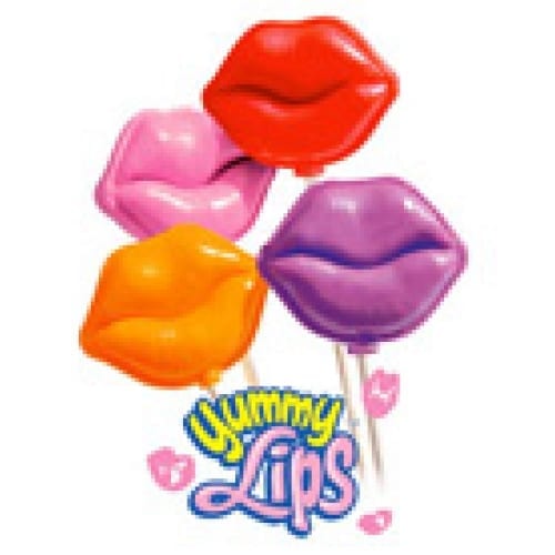 Lip Shaped Lollipops