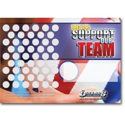 Volleyball Scratch Card Image